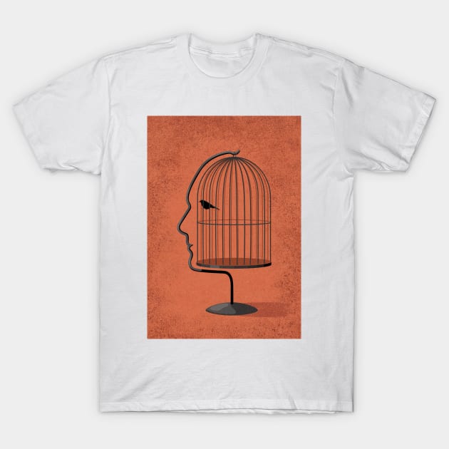 Mind Cage T-Shirt by John Holcroft